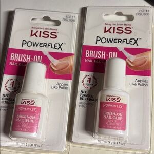 Kiss Brush-On Nail Glue in Clear (Qty 2)